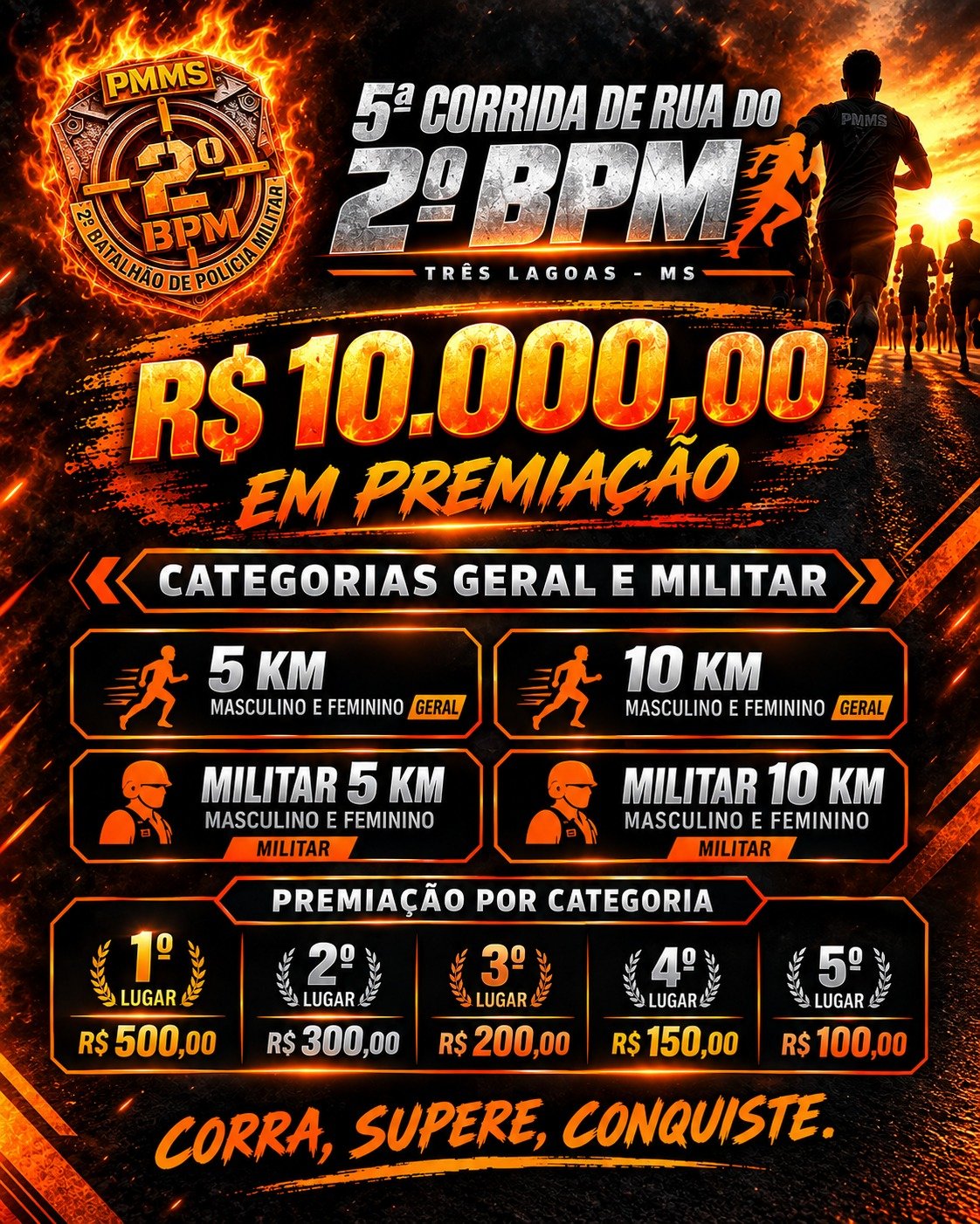 5ª Corrida de Rua – 2º Batalhão de Polícia Militar - Desktop